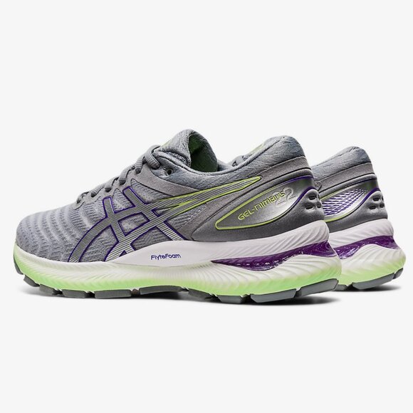 NEW in Box Asics GEL NIMBUS 22 Womens 9.5 US 41.5 EUR White Pure silver Purple - Picture 6 of 8